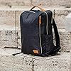 Nordace Siena Sac à dos pour ordinateur portable de 15,6 pouces pour homme et femme avec port de charge USB, étanche, pour quotidien, voyage, travail, noir, 19L US #2