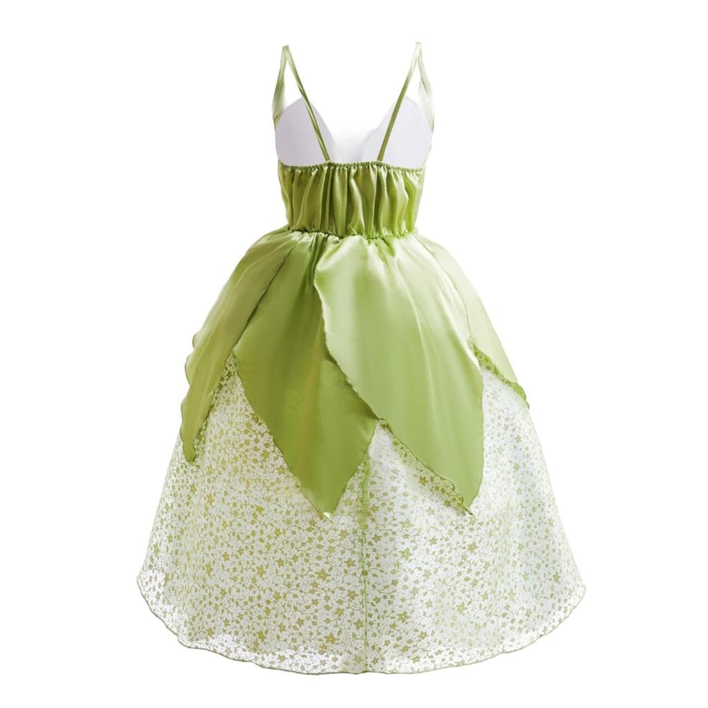 Lito Angels Mädchen Blüten-Kostümkleid mit Zubehör Grün 12-13 Jahre 158