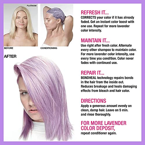 No Fade Fresh 8-50019-48709-1 Lavender Color Depositing Conditioner - Semi Permanent Hair Color thumb #5