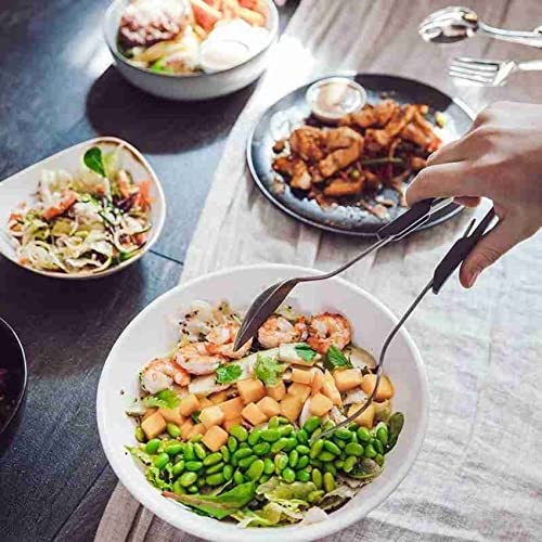 ZHIZAIHU 2X Any Tongs BBQ Clip Cutlery Clip Food Tongs No-Stick Food Clip BBQ Tongs Brot Clamp Cake Clip Geschirr