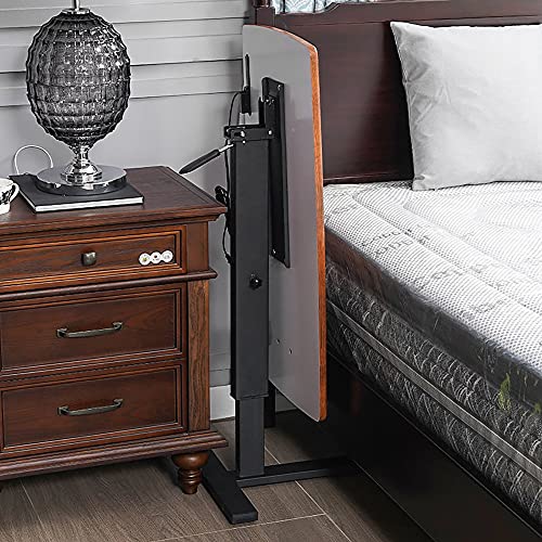 Mkmkl Foldable Liftable Study Computer Desk, L-Shaped Stable Workstation Home Office That Does Not Take Up Space, And Usb Rechargeable Pc Table With Cup Holder,F,31.5X15.7X26In #TOP4