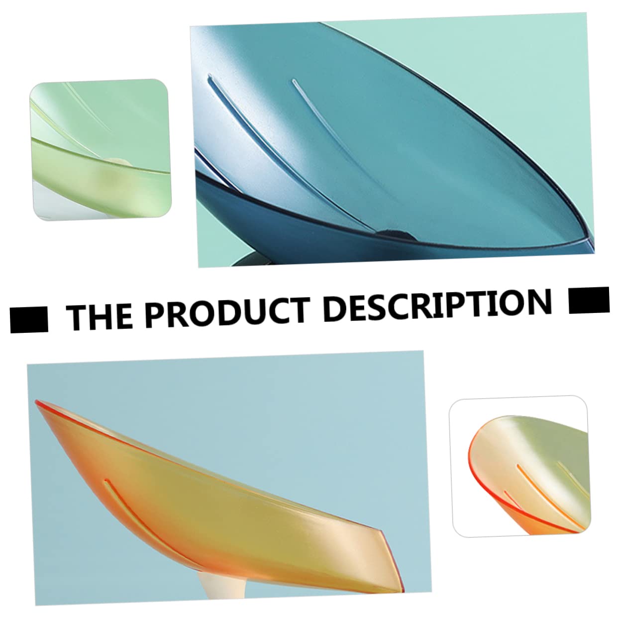 FONDOTIN 4pcs Punch Soap Storage Racks Household Soap Boxes Water Absorption Design for Organized Bathroom and Kitchen Use Easy Installation and Lightweight