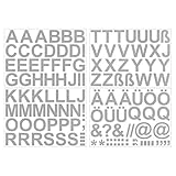 ✅LEICHT ANZUBRINGEN - Jeder Buchstabe ist in Transferfolie eingearbeitet. Somit können Buchstaben schnell und präzise verklebt werden. Die Transferfolie ermöglicht es, die Buchstaben frei zu platzieren, ohne sich Sorgen um die Form zu machen