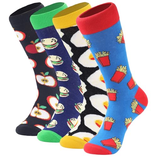 BISOUSOX Calcetines Hombre Divertidos Regalos para Hombres