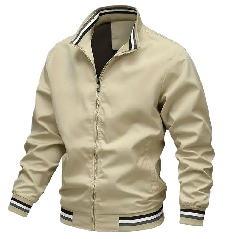 Veste de loisirs sportive homme pour mi-saison blouson casual contrasté - 3