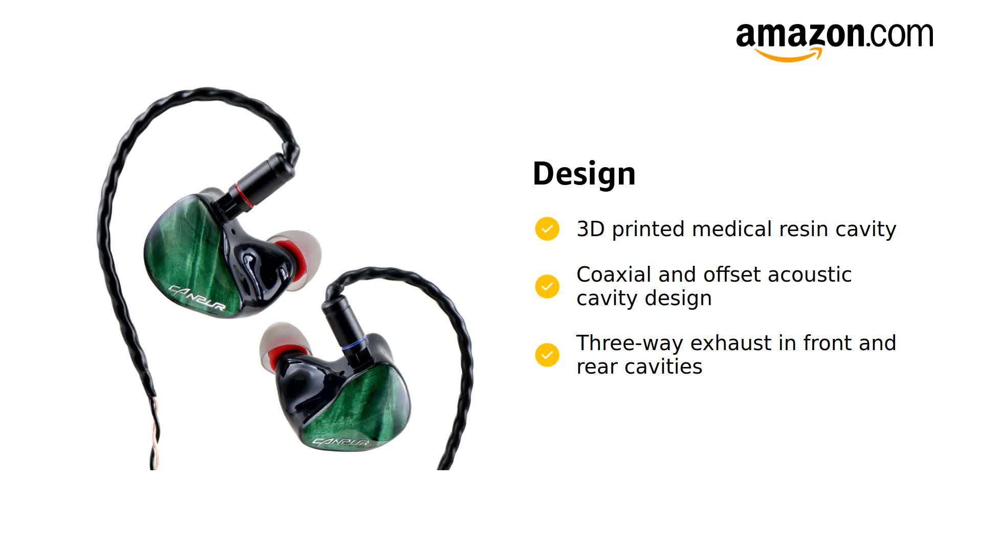 Watch Canpur JF1&1 IEM In-Ear Monitors on Amazon Live