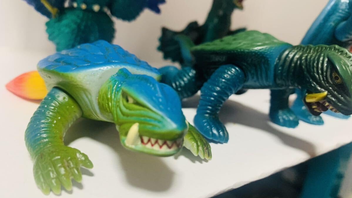 Amazon.co.jp: 当時モノ ガメラ 系ミニソフビ 6体セット ガメラ3体