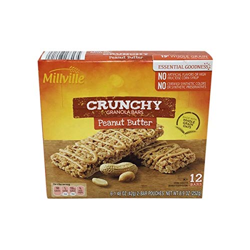 Millville Whole Grain Peanut Butter Crunchy Granola Bars