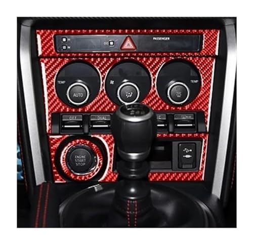Garniture de console centrale en carbone style pour panneau BRZ 2017 LHD look sport