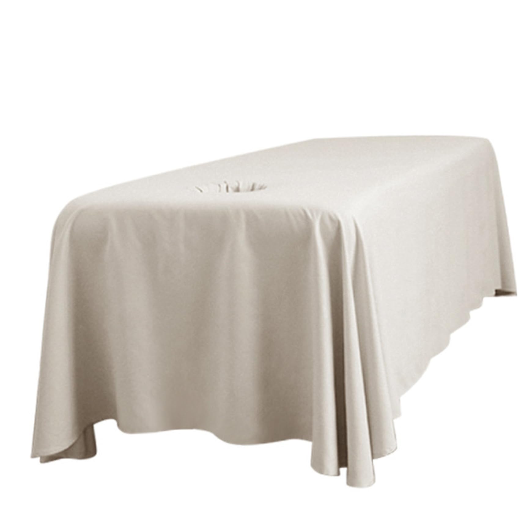 Cubierta de mesa de masaje, cubierta de cama de pestañas de 190x80 cm con orificio para la cara, sábana de cama de masaje transpirable, falda de mesa de masaje de color para masaje de salón (caqui)