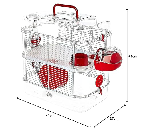 Zolux Käfig für Hamster, Mäuse, Rennmäuse, 3 Zoll, 1 Stück (1er Pack)