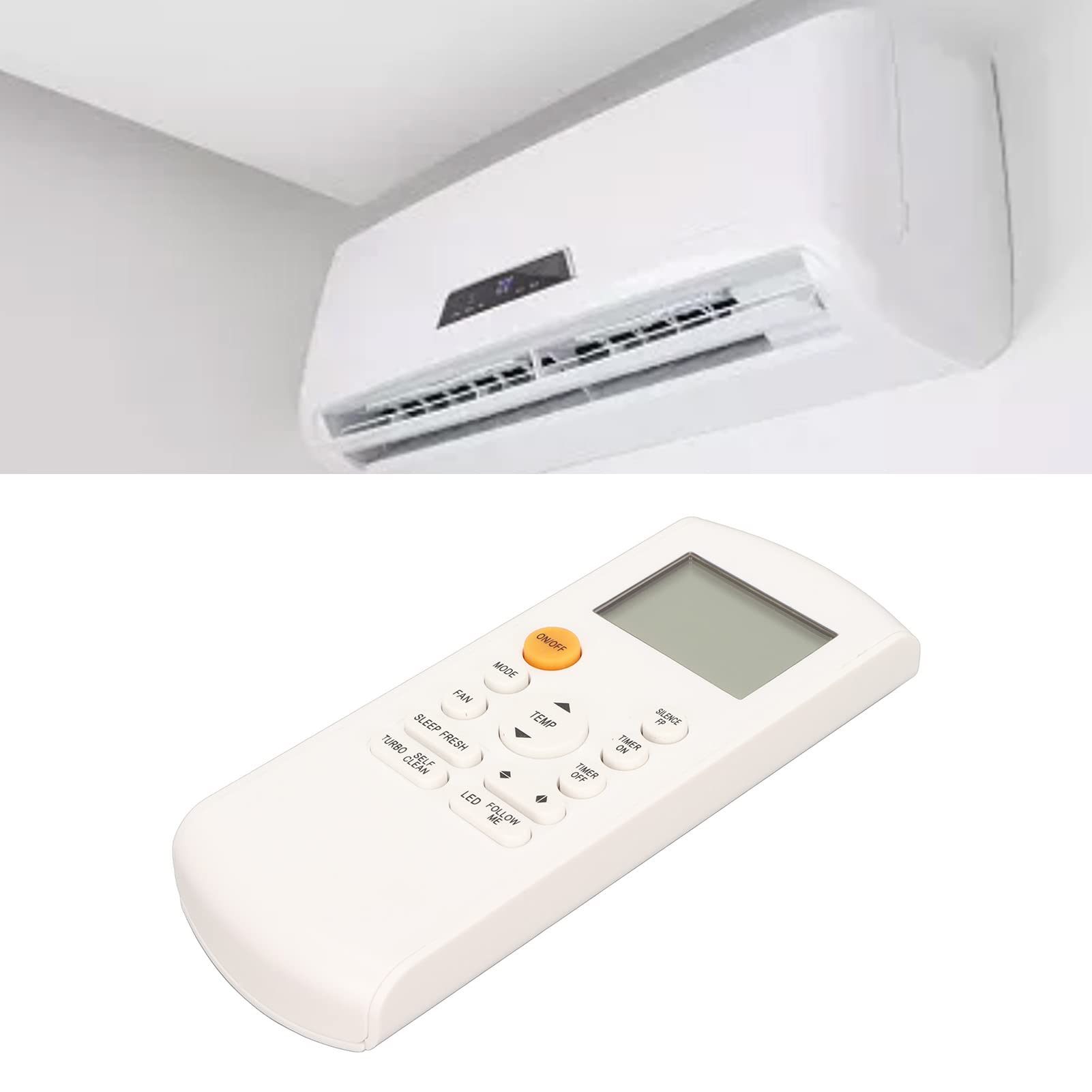 Telecomando Di Ricambio Per Condizionatore Midea RG57B – Compatibile Con Modelli RG57B/BGE, RG57E1, RG57F3 E Altri