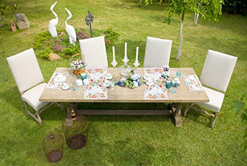 Dolcal Reversible Placemats Set Of 4, Farmhouse Dining Table Place Mats Set, Machine Washable Table Mats For Kitchen #TOP5