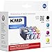 Produktbild KMP 1508.0005 Tinte ersetzt Canon PGI-520, CLI-521 Kompatibel Kombi-Pack Schwarz, Cyan, Magenta, Gelb C72V 150