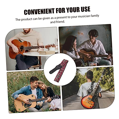 FAVOMOTO 1 Set Guitar Strap Set Leather Kit Metal Guitar Leather Waist Belt Guitar Belt Ukulele Shoulder Strap Guitar End Strap Tape Lace Up Blue Nylon Ukulélé Accessoires - Les Beatles, Paul McCartney, John Lennon, RIngo Starr, George Harrison FAVOMOTO 1 Set Guitar Strap Set Leather Kit Metal Guitar Leather Waist Belt Guitar Belt Ukulele Shoulder Strap Guitar End Strap Tape Lace Up Blue Nylon Ukulélé Accessoires – Image 4