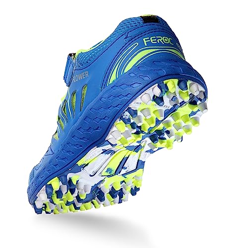 Image of FEROC Flower Rubber Sole Kids Cricket Shoes