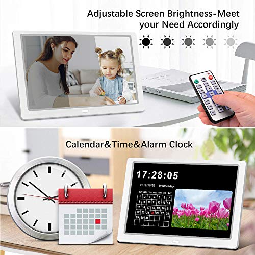 UrChoiceLtd Digitale Fotolijst 10.1 Inch 1920x1080 FHD IPS Groothoek Scherm Hoge Resolutie Display Foto/Muziek… - Image 6