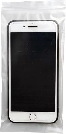 100Pcs Transparent Mobile Phone Dust Bag Disposable 11x 23 cm