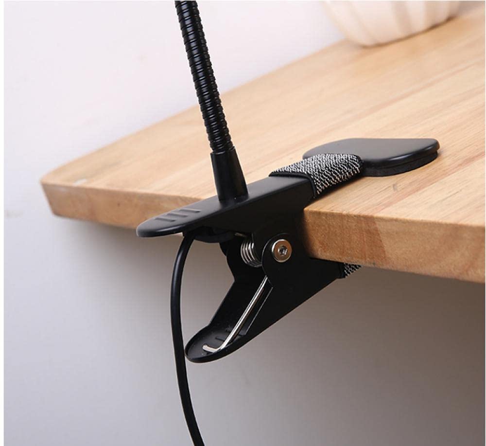 Luci A Clip Lampada Pinza Luce Da Lettura Luce Da Lettura Clip Black White Light / Warm Light Dimellente Temperatura Di Colore Temperatura Usb Clip Lampada Lettura Lettura Dello Ufficio Protezione Ocu