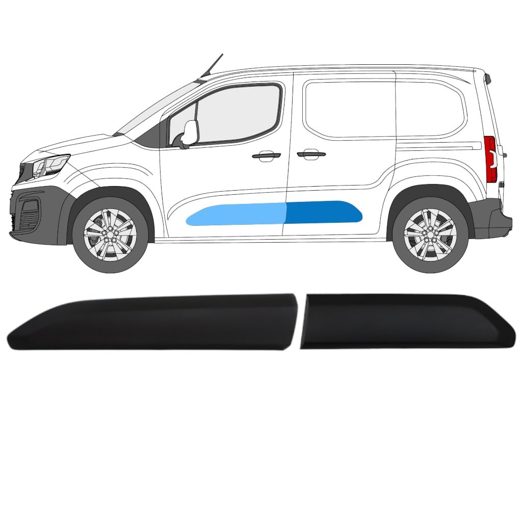 Moulure latérale arrière Berlingo 2018-2023 côté gauche