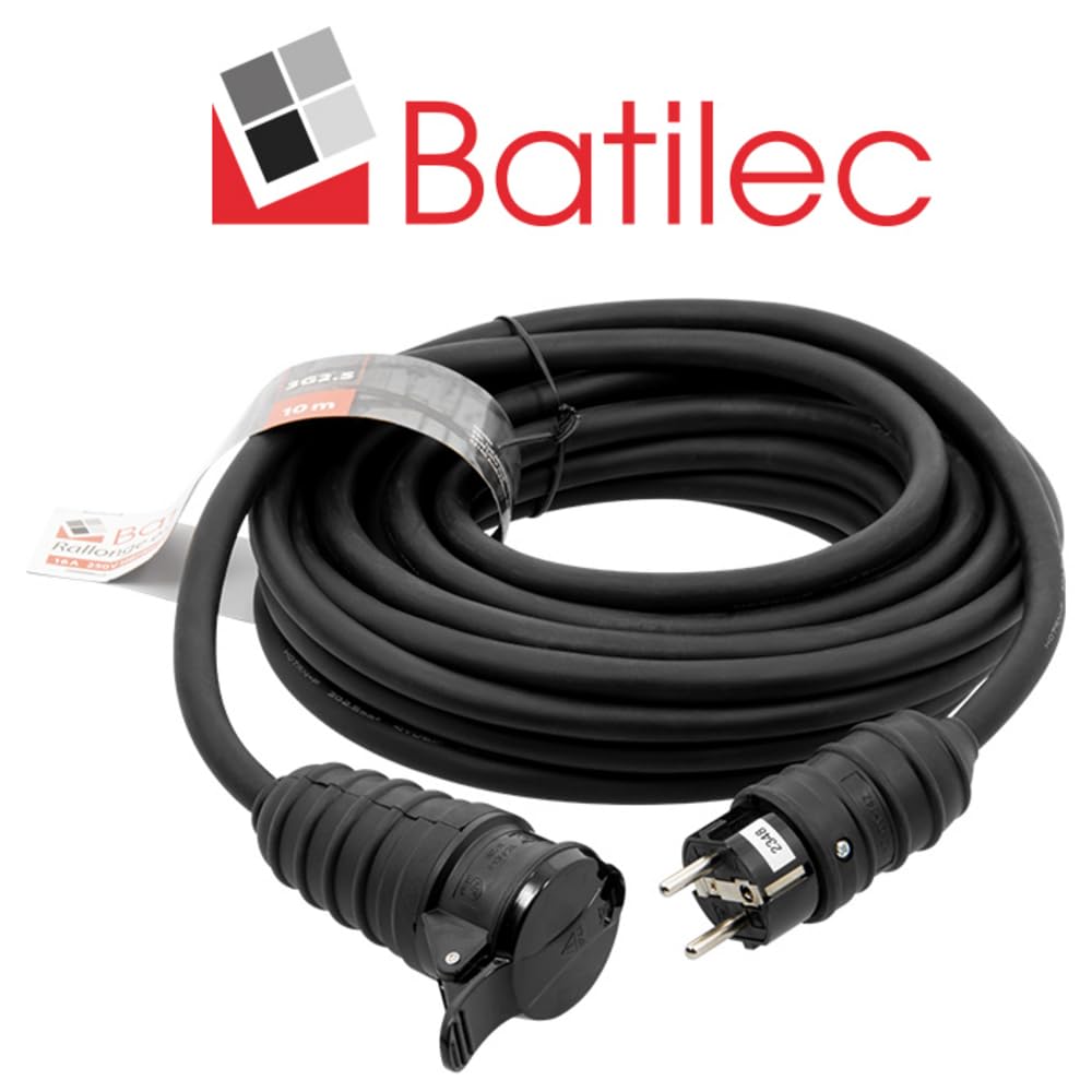 BATILEC Rallonge électrique IP44 10m HO7RN-F 3G2.5mm²