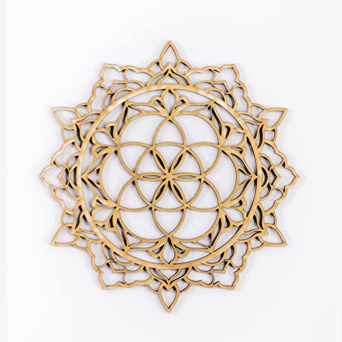 Tohar Design Mandala Wood Wall Art, Home Decor, Morrocan Indian Art, Bohemian Ethnic Wall Hanging cover