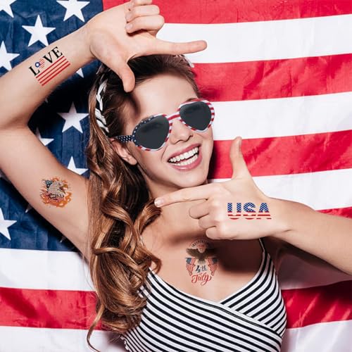 American Flag Sunglasses Bulk Patriot July 4th party favors Independence Day Party Supplies10 Pack3