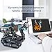 XiaoR Geek Jetson Nano AI Robot Kit with Rplidar A1 Radar ROS Smart Tank Car DIY Robot Arm Kit SLAM Build Maps, Autonomous Navigation,with 7 Inch Touchscreen (Included Jetson Nano 4GB)