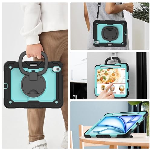 Coque iPad Air 11 M2 robuste avec protège-écran pour éviter les casses