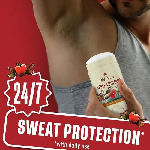 Image of Old Spice Dry Feel Antiperspirant Deodorant for Men, Fallidudes Limited Edition, 24 /7 Frightful Freshness and Odor Protection, Apple Crumbro with Apple Cider Scent, 3.0 oz