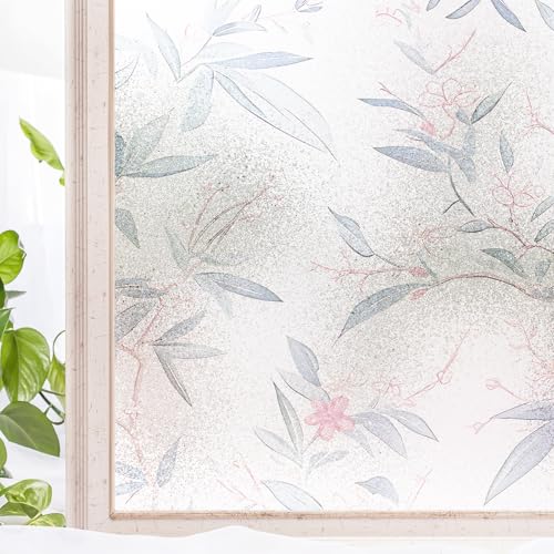 Image of CottonColors 062 Window Film, Blindfold Sheet, Repositionable Window Glass Film, UV Protection, 35.4 x 78.7 inches (90 x 200 cm), No Glue Privacy Glass Film, DIY Stained Glass