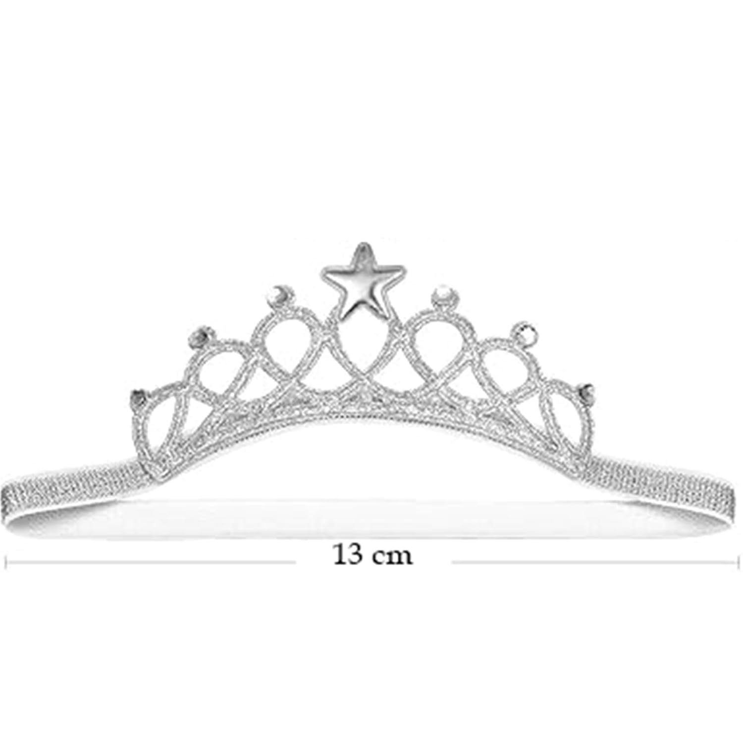Tiara Coroa Infantil Prata com Strass, Estrela Decorativa, Faixa Elástica, 13cm, para Festas em promoção! Veja a oferta e mais achadinhos de Laços & Tiaras Infantis 2 Hoje é o melhor dia para comprar Tiara Coroa Infantil Prata com Strass, Estrela Decorativa, Faixa Elástica, 13cm, para Festas com aquele preço maroto! Promoção! Aproveite a oferta! 2