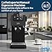 Beko CaffeExpertoTM CEP5302B Manual Espresso machine | Colour Touch Display | Integrated Milk Frother | Dual Nozzle | 15 Bar pressure | Black | Easy cleaning