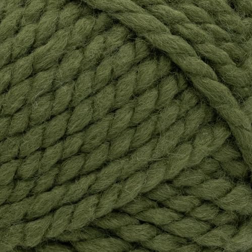 Image of Lion Brand Yarn, Wool-Ease Thick & Quick Yarn, Trailstone, Green, 3 Pack
