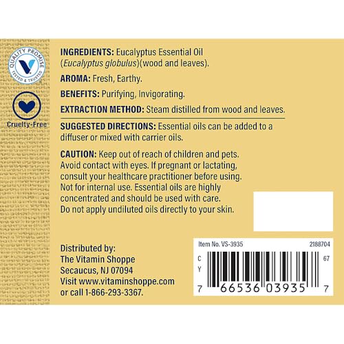 Aceite esencial 100% puro de eucalipto 4 Fl Oz miniatura 3