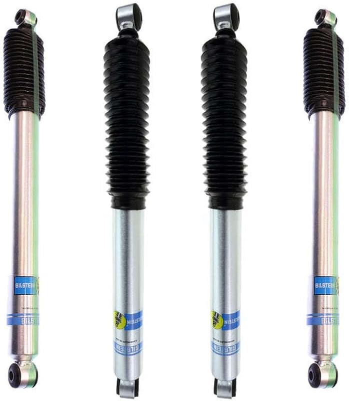 Bilstein 24-186025 33-187297 5100 Series Set of Front & Rear Shocks fits 1999 2004 F250 & F350 Super Duty 4WD with 2” Lift - High Performance - Strong & Durable Quality - Easy Installation
