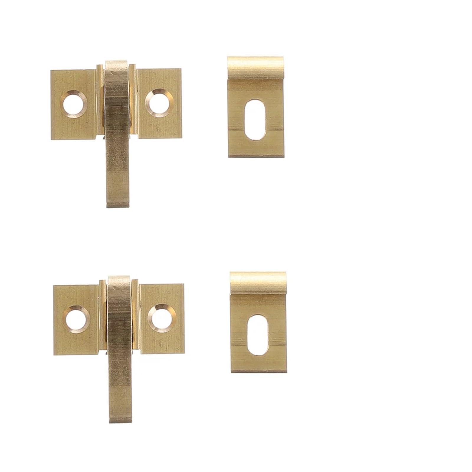 Brass Elbow Latches Retro Window Door Locks Smooth Cabinet Furniture Hardware Anti Theft Security