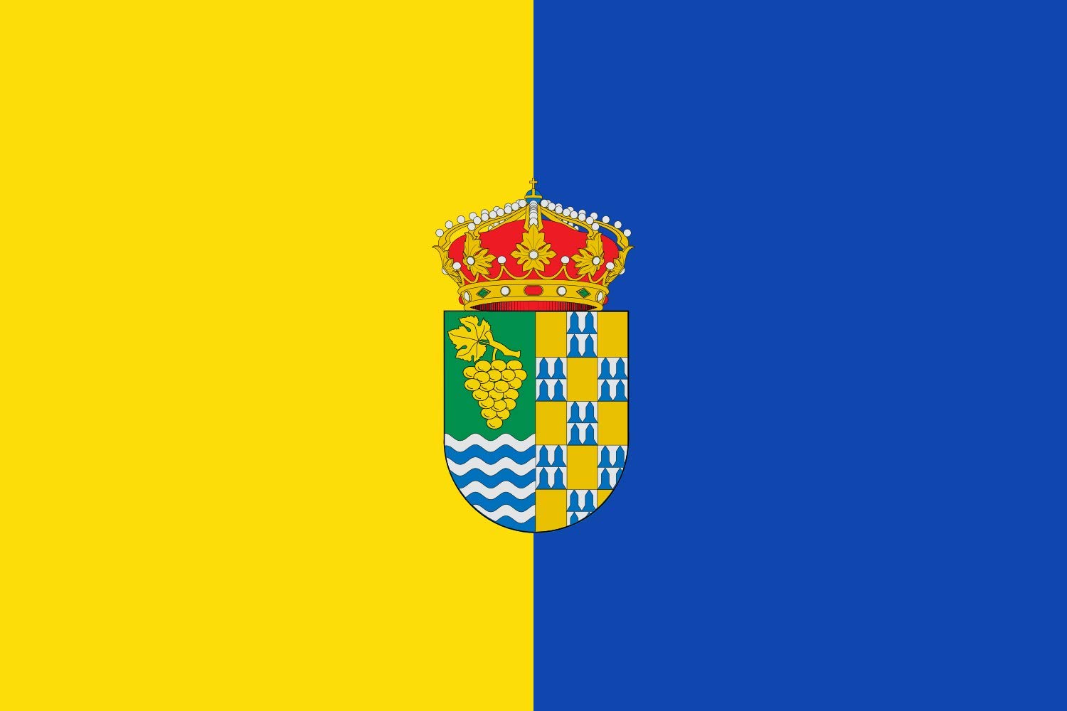 Drapeau large Tudelilla pour mât difficile à habiller en extérieur