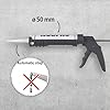 wolfcraft MG 100 Caulking Gun I 4351000 I Standard Press for Hobby and Household use - 130 kg of Pushing Pressure for Easy Silicone and Acrylic Application