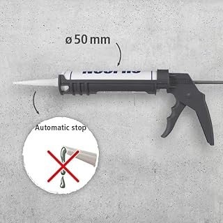 wolfcraft MG 100 Caulking Gun I 4351000 I Standard Press for Hobby and Household use - 130 kg of Pushing Pressure for Easy Silicone and Acrylic Application