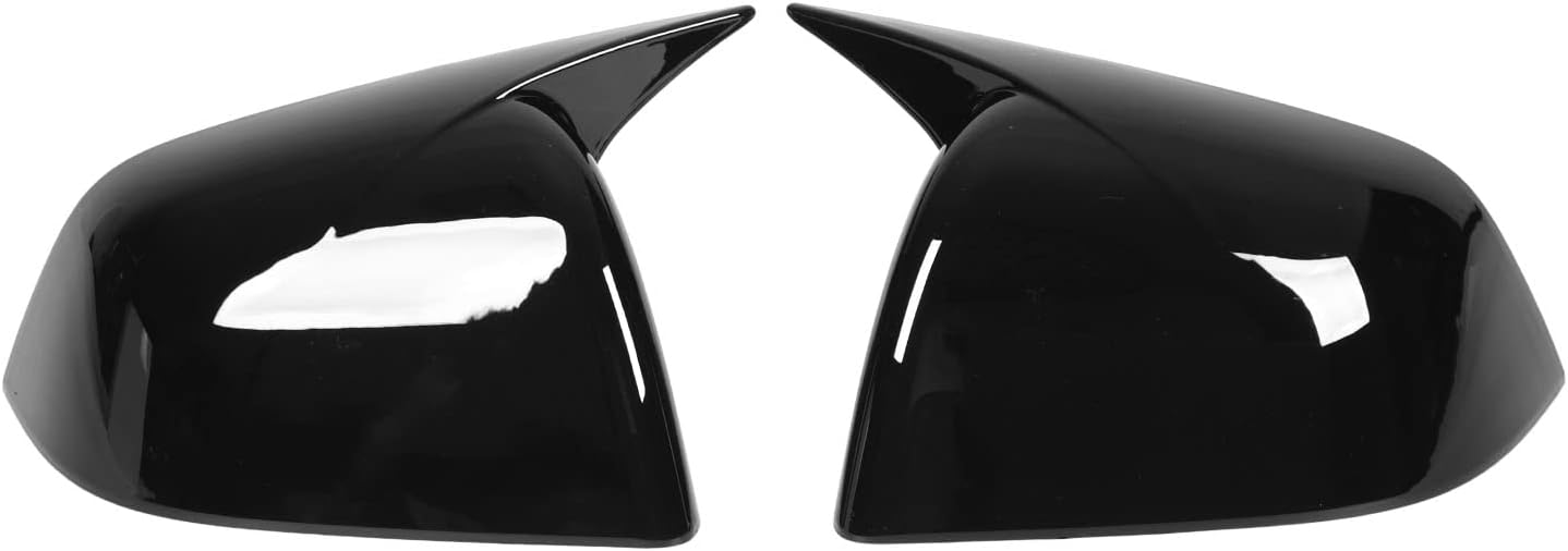 2 Pcs Side Rearview Mirror Cover for Model Y, High Glossy Door Wing Mirror , Door Exterior Mirrors Accessories for Model Y 2020 to 2023 (Varnish Black)