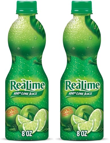 Image of ReaLime, 100% Lime Juice, 8 Fl Oz Bottle (Pack of 2)