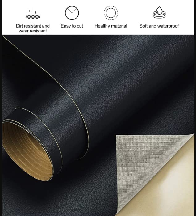 WALLMATE™ 30" x 60cm Leather Repair Patch, Kit for Couches, Sofa, Furniture, Car Seat, Jacket,Kitchen Cabinets,No Heat Required with 2pcs