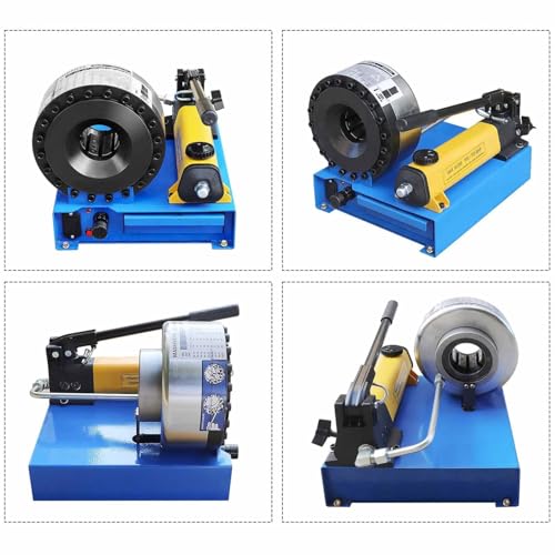 Estorniador de manguera hidráulica resistente 8 juego de troques 6-28mm herramienta manual para excavadora Ag Machinery R1 R2 kit de reparación de manguera de alambre de acero de alta presión con mang