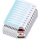  Ferrero Nutella Mini Brotaufstrich Schokolade 15g-Nuss-Nougat-Creme (110er Pack)