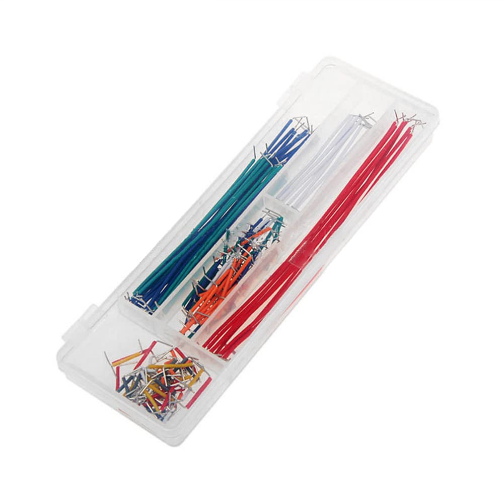 Dazory Jumper Wire Kit Preformed Breadboard Jumper Cable Set 14 Lengths Assorted Jumper Lines for Breadboard Prototyping Circuits