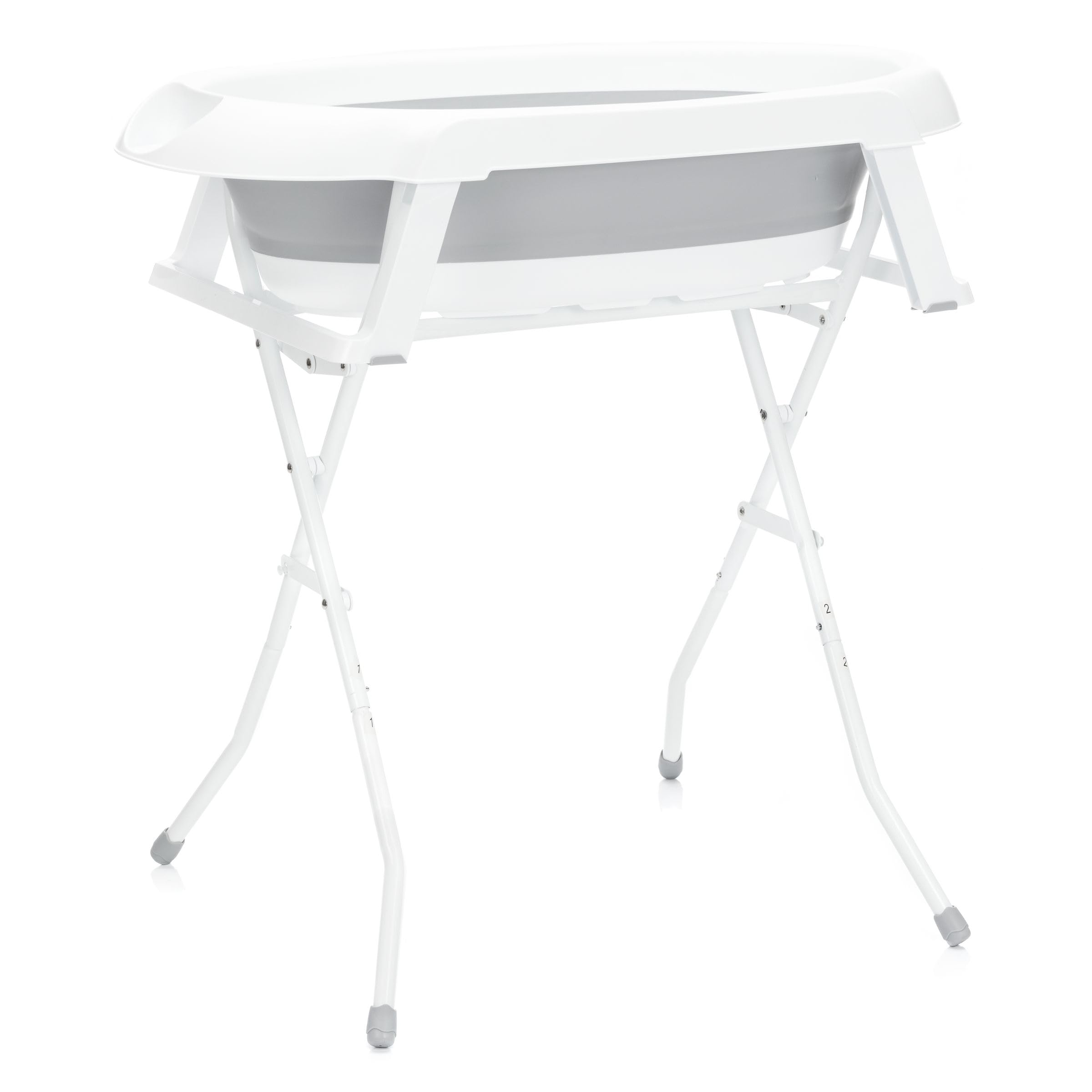 Fillikid Faltbadewanne Stand Exklusiv, mit Gestell | Praktische, platzsparende Babybadewanne mit stabilem Standgestell