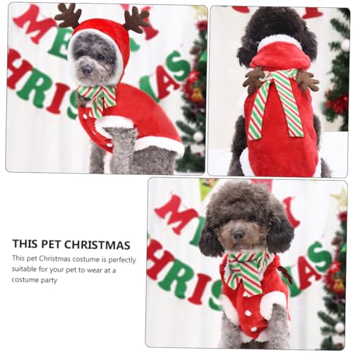 Disfraz de perro Navidad Homoyoyo con bufanda XXL miniatura 4