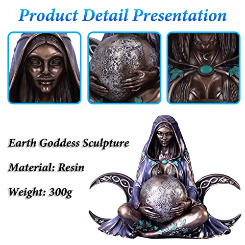 Eita Mother Earth Statue,Gaia Goddess Resin Sculpture Decoration For Home (7.9”) #TOP2