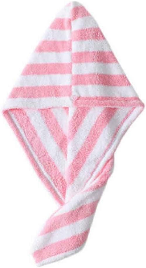 Magic Microfiber Hair Fast Drying Dryer Towel Quick Dry Hat Bath Wrap Bathing Cap Turban(Gray+White)